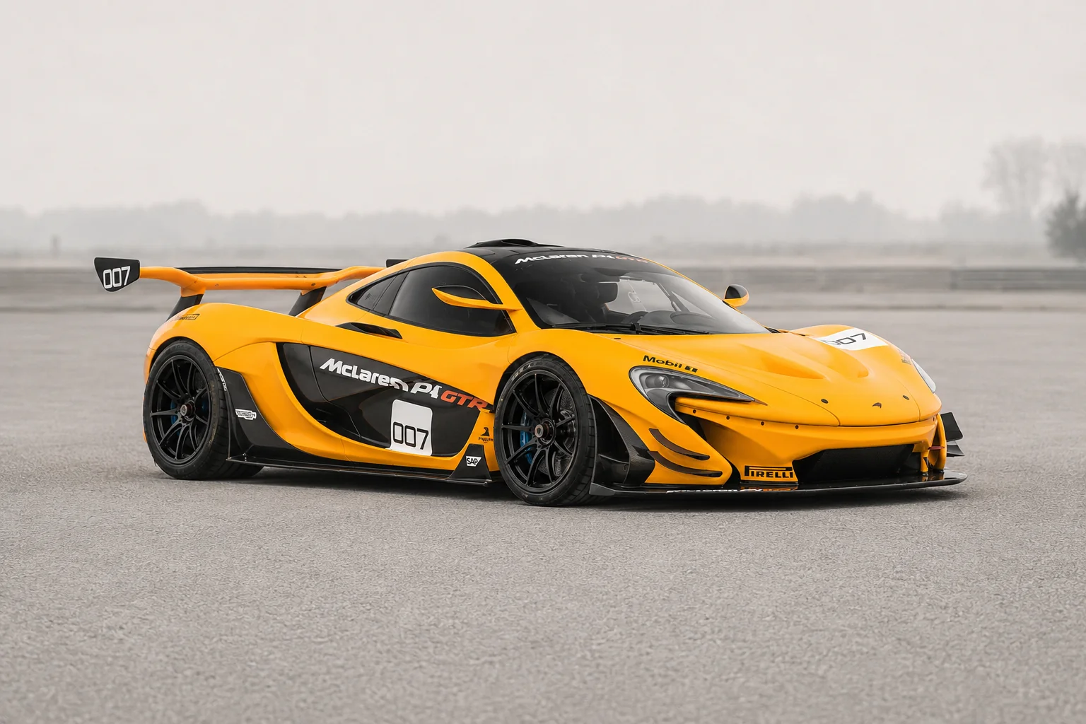 McLaren P1 GTR, whole car static, reading as a catalogue record