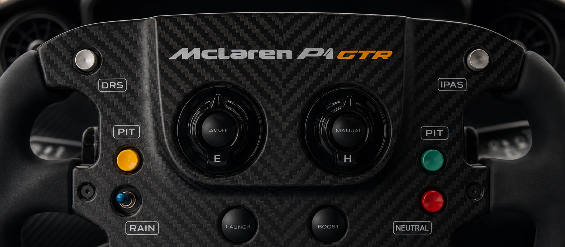 Steering wheel with DRS and IPAS controls